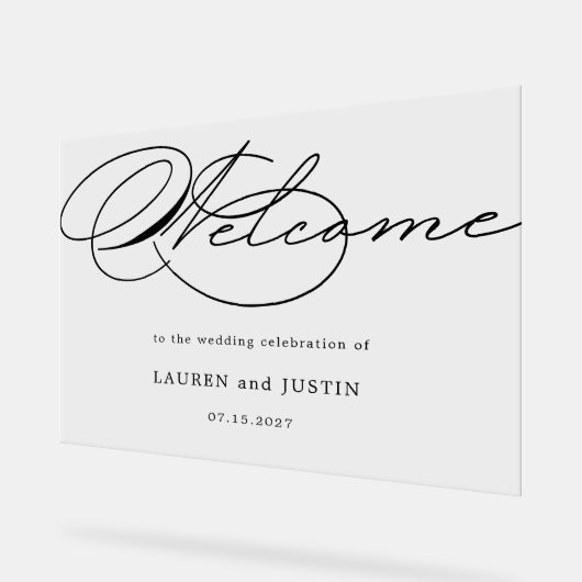 Mariage de typographie luxueux (Angle)