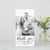 Mariage de typographie Merci simple (Debout devant)