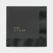 Mariage de typographie moderne mariée et mariée (Recto)