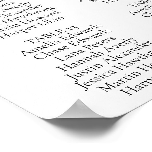 Mariage de vacances d'hiver Modèle du tableau de b (Coin)