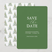 Mariage de vacances Enregistrer la date Invitation (Devant / Derrière)