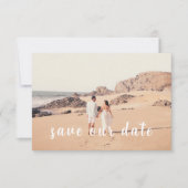 Mariage de vacances enregistrer les invitations de (Devant)