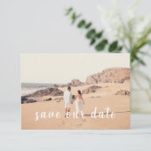 Mariage de vacances enregistrer les invitations de (Debout devant)