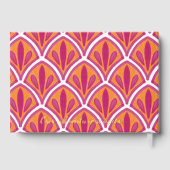 Mariage de ventilateur rose et orange brillant (Verso)