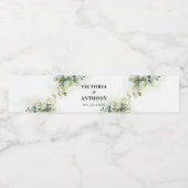 Mariage de verdure bouteille d'eau Étiquettes (Étiquettes simples)