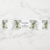 Mariage de verdure bouteille d'eau Étiquettes (Étiquettes simples)