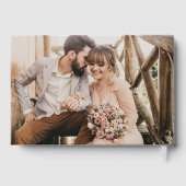 Mariage de verdure géométrique rustique en or rose (Verso)
