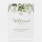 Mariage de verdure tropicale Accueil Clair (Recto)