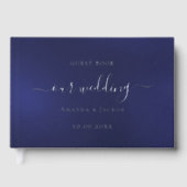 Mariage d'écriture bleu marine (Recto)