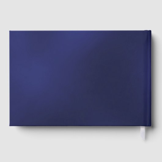 Mariage d'écriture bleu marine (Verso)