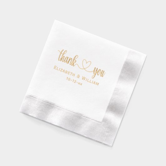 Mariage d'écriture cardiaque Merci de typographie (Gauche)