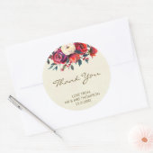 mariage des baies d'hiver merci sticker noël (Enveloppe)