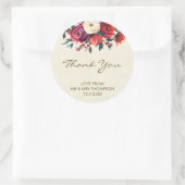 mariage des baies d'hiver merci sticker noël (Sac)