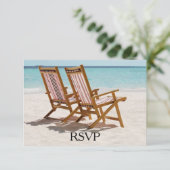 Mariage des chaises de plage RSVP (Debout devant)