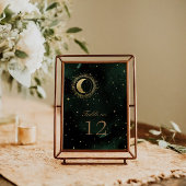 Mariage des étoiles d'or céleste Numéro de table