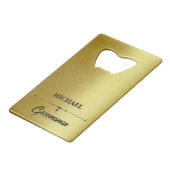 Mariage des Garçons d'Honneur en Métal Luxueux Or (Devant Angle)