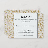 Mariage des vins d'or RSVP (Devant / Derrière)