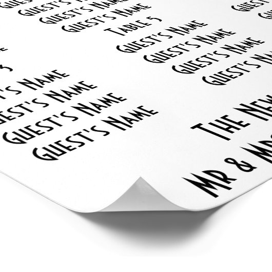 Mariage design Art déco bleu (Coin)