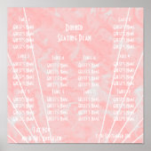 Mariage design Art déco en marbre rose (Devant)