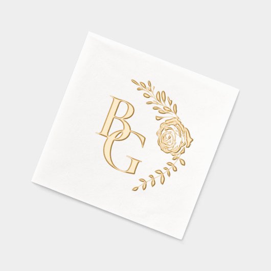 mariage design rose doré (Gauche)