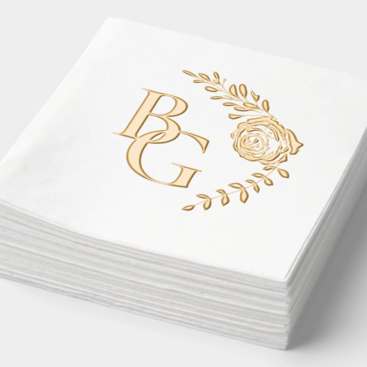 mariage design rose doré (Détail)