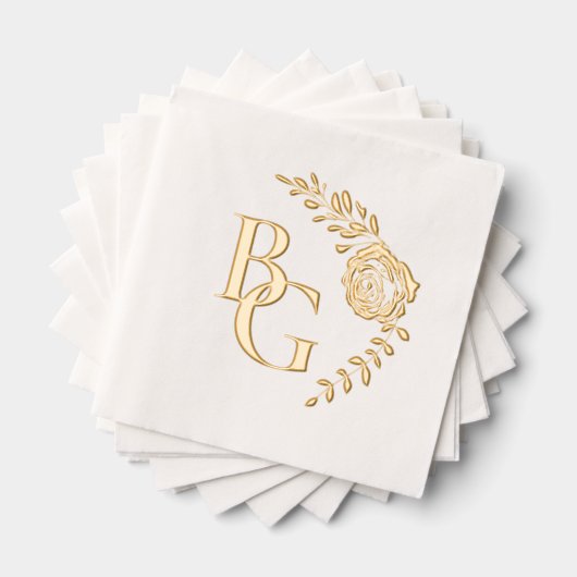 mariage design rose doré (Insitu (empilé))