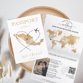 Mariage Destination Passeport Mexique Carte Code Q