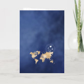 Mariage Destination Passport Gold Carte du monde M (Dos)