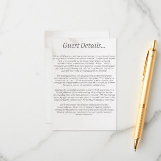 Mariage - Détails - Carte de boîtier