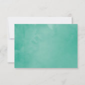 Mariage d'été à la Monnaie Tropicale Florale RSVP (Dos)