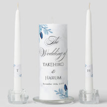 Mariage d'été élégant aux fleurs bleues