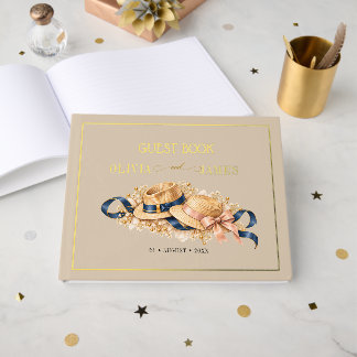 Mariage d'été en or vintage pour couple mature
