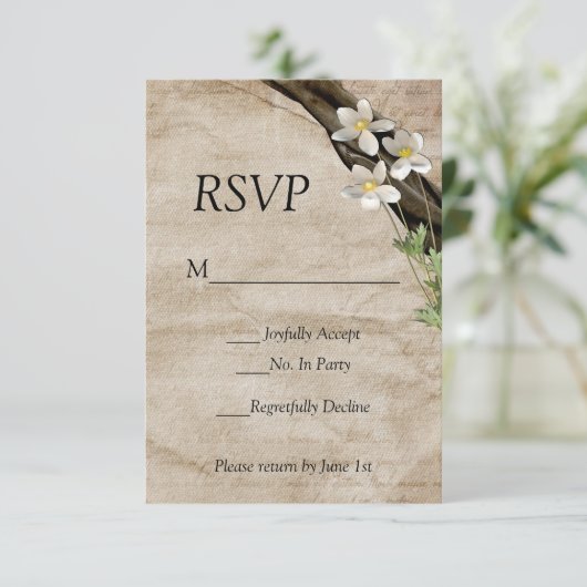 Mariage d'été RSVP (Debout devant)