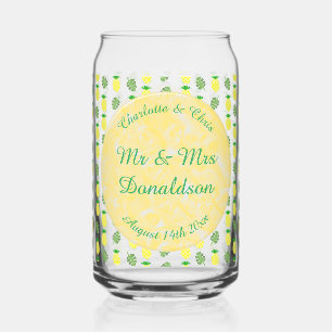 Mariage d'été tropical Ananas et Palm Feuille