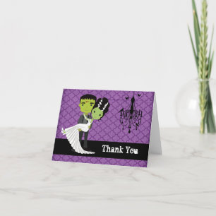 Mariage d'Halloween Merci La Mariée de Frankenstei