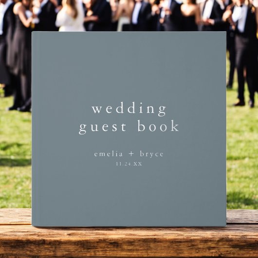 MARIAGE d'hiver bleu-dusté EMELIA Silver Foil
