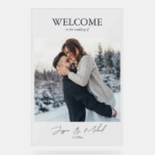 Mariage d'hiver Dusty Blue Photo Script (Recto)
