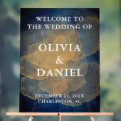 Mariage d'hiver Elegant Marine et Gold (Neutre)