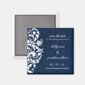 Mariage d'hiver Enregistrer la date Mariage Magnet (Recto/Verso)