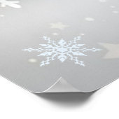 Mariage d'hiver, flocons de neige, affiche de bien (Coin)