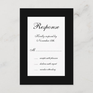 Mariage d'hiver RSVP