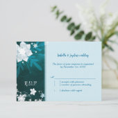 Mariage d'hiver Turquoise turquoise RSVP (Debout devant)