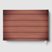 Mariage d'huile d'or de feuillage de bois rustique (Verso)