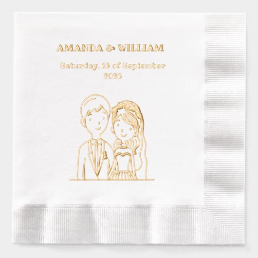 Mariage d'illustration simple, semblable à un dess (Recto)
