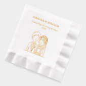 Mariage d'illustration simple, semblable à un dess (Gauche)