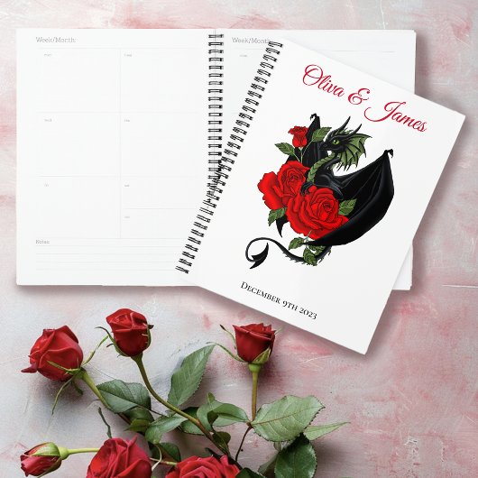 Mariage d'Imaginaire Black Dragon Red Roses