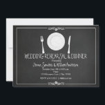 Mariage Dîner Répétition Chalkboard Invitation Vin<br><div class="desc">Mariage Dîner Répétition Chalkboard Invitation Vintage. Customisez l'avant et l'arrière pour tout événement.</div>