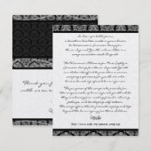 Mariage DIY Table Merci (Devant / Derrière)