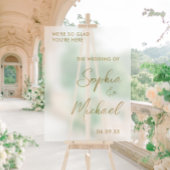 Mariage d'or Bienvenue gelé