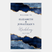 Mariage d'or Blue Faux de la Marine moderne Bienve (Recto)